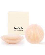 Popilush Nipple Covers for Women Sticky Bra Small Fits A-C Cups , Honey