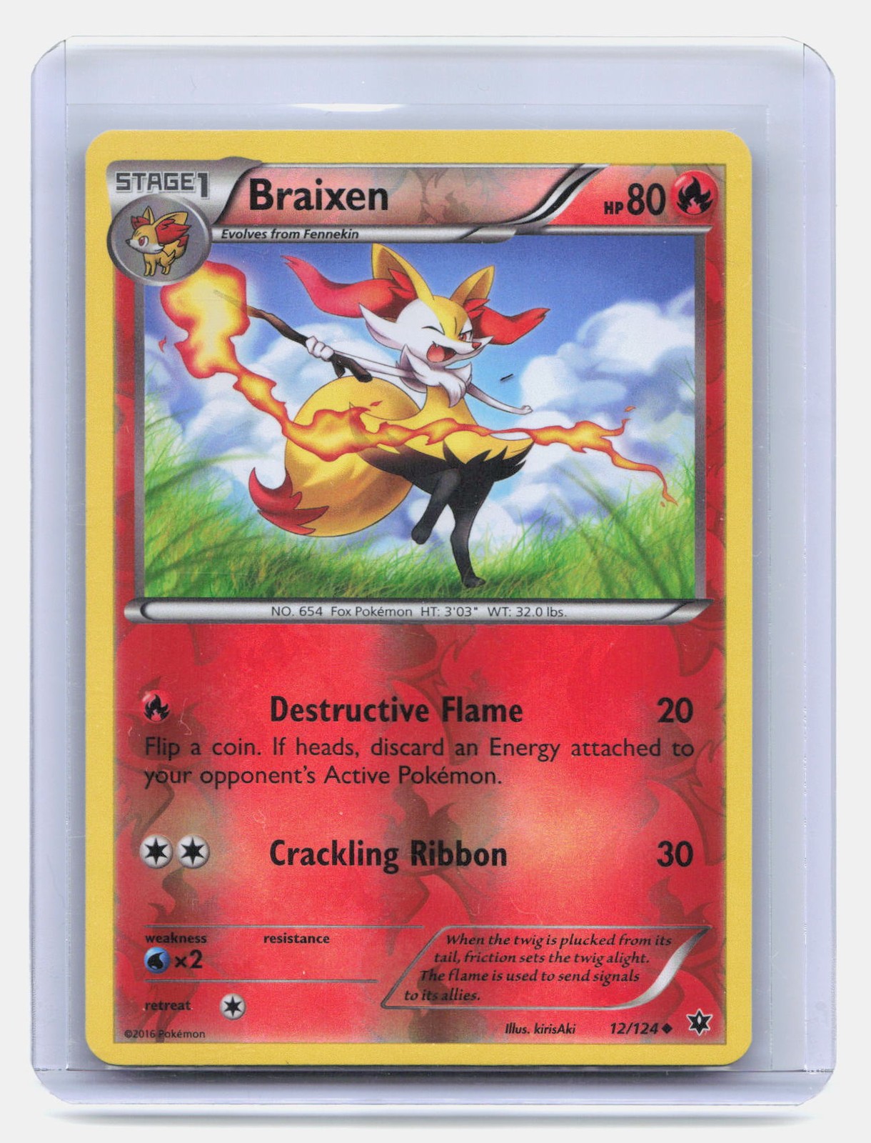 XY - Fates Collide #12/124 Braixen