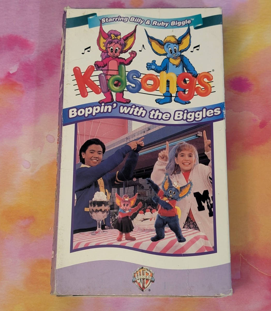 Kidsongs Boppin with the Biggles VHS - 1995 Sing Along 90s Video