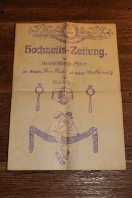 grobitz finsterwalde wedding newspaper 1933 1930s