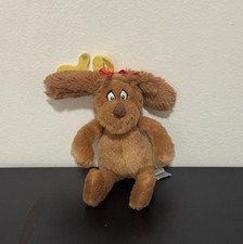 AURORA Dr. Seuss Grinch SOFT MAX DOG W/ ANTLER 7" Plush STUFFED ANIMAL Toy 2021