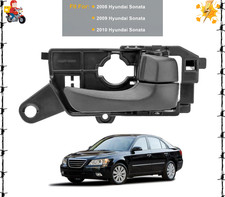 Passenger Door Handle, Compatible with 2008-2010 Hyundai Front Passenger Side