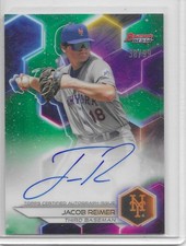 2023 Bowman's Best - Autographs Jacob Reimer #B23-JR Green /99