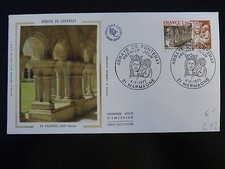 FRANCE PREMIER JOUR FDC YVERT 1938  ABBAYE DE FONTENAY  1,50F  MARMAGNE  1977