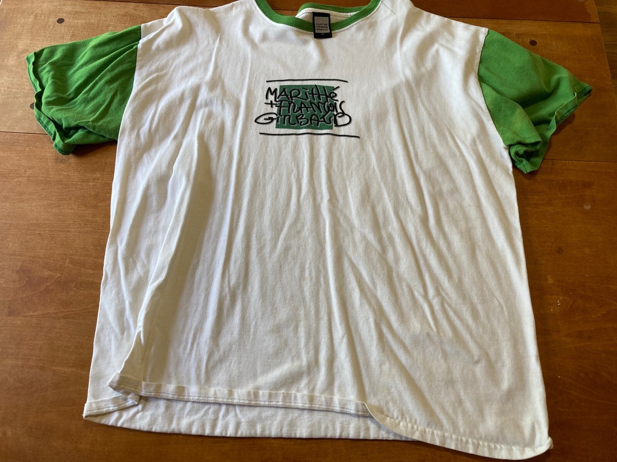 RARE and VINTAGE!! 90's Marithe Francois Girbaud Green and White
