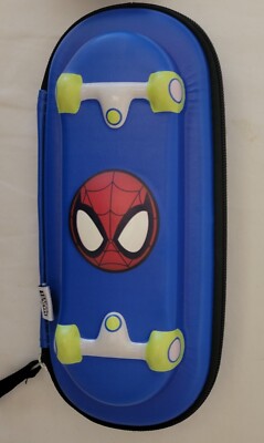 Spider-Man (4.5X10'' Pencil Case) hard shell vinyl skateboard w/ zipper by Marvel