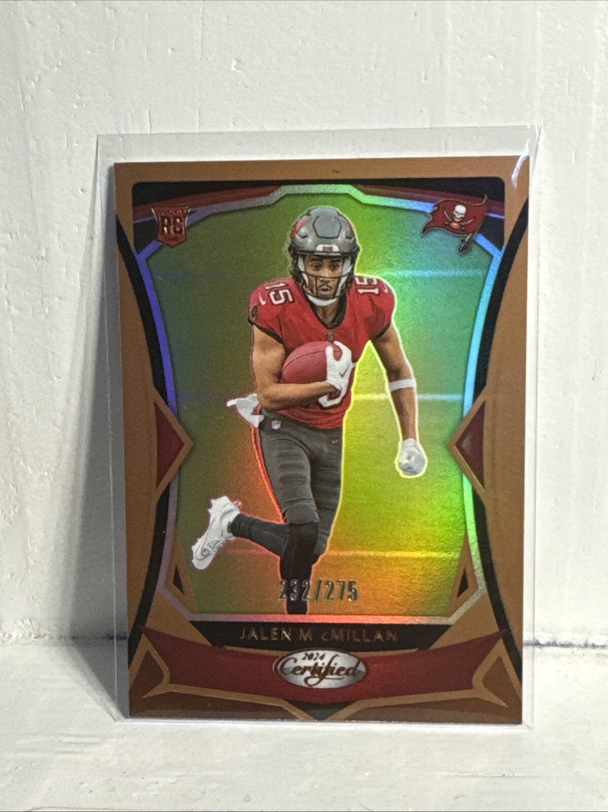 2024 Certified Football Bronze Mirror /275 #167 Jalen McMillan (RC)