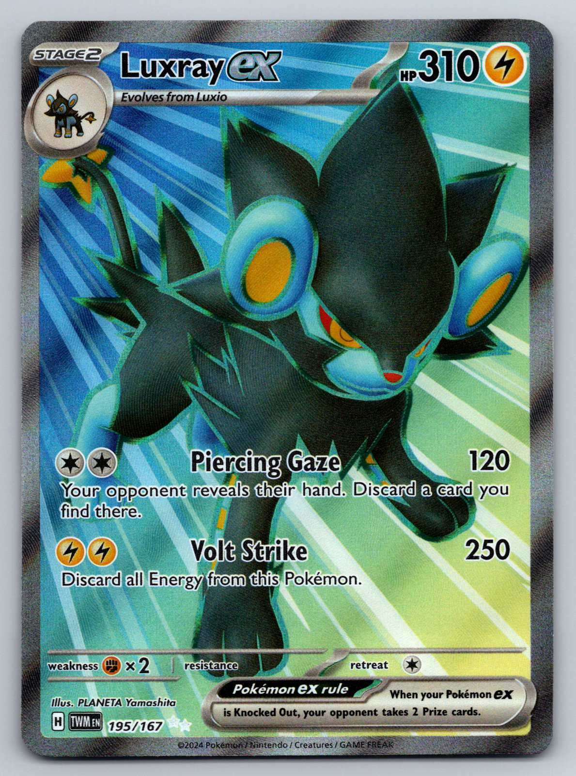 Luxray ex 195/167 Sv06: Twilight Masquerade Holo