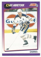 DAVE ANDREYCHUK 1991-92 SCORE CARD NM-MT+/NM-MT CONDITION