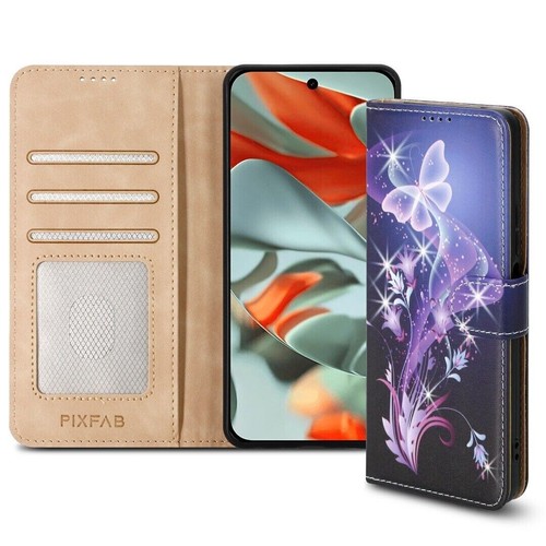 Étui Pour Google Pixel 9/9 Pro XL, Rfid Portefeuille Cuir Pied Téléphone - Photo 10 sur 39