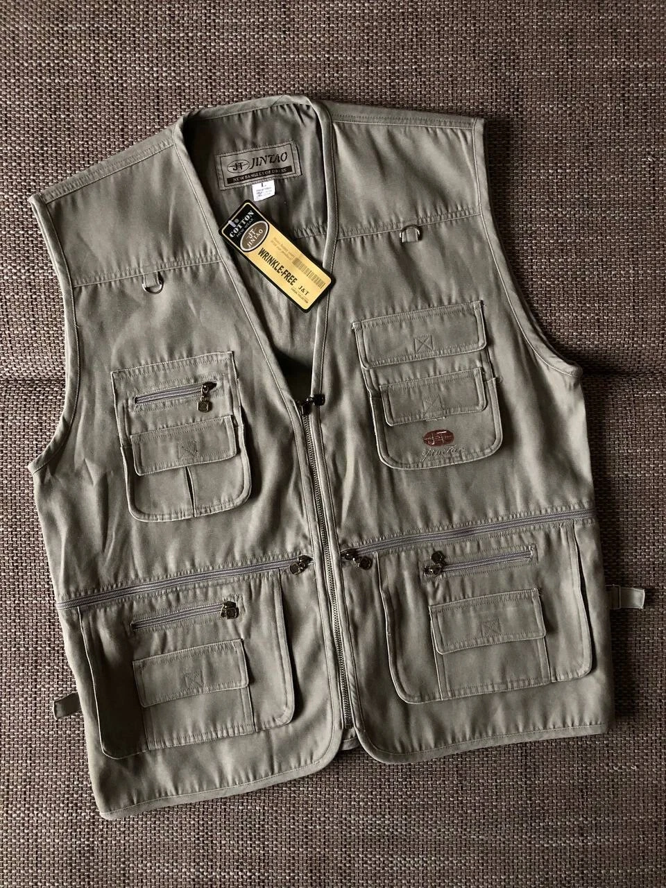Jintao Tactical Fishing & Hunting Multipocket Vest Vintage
