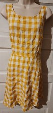 Shein 0X Sleeveless Gingham Dress