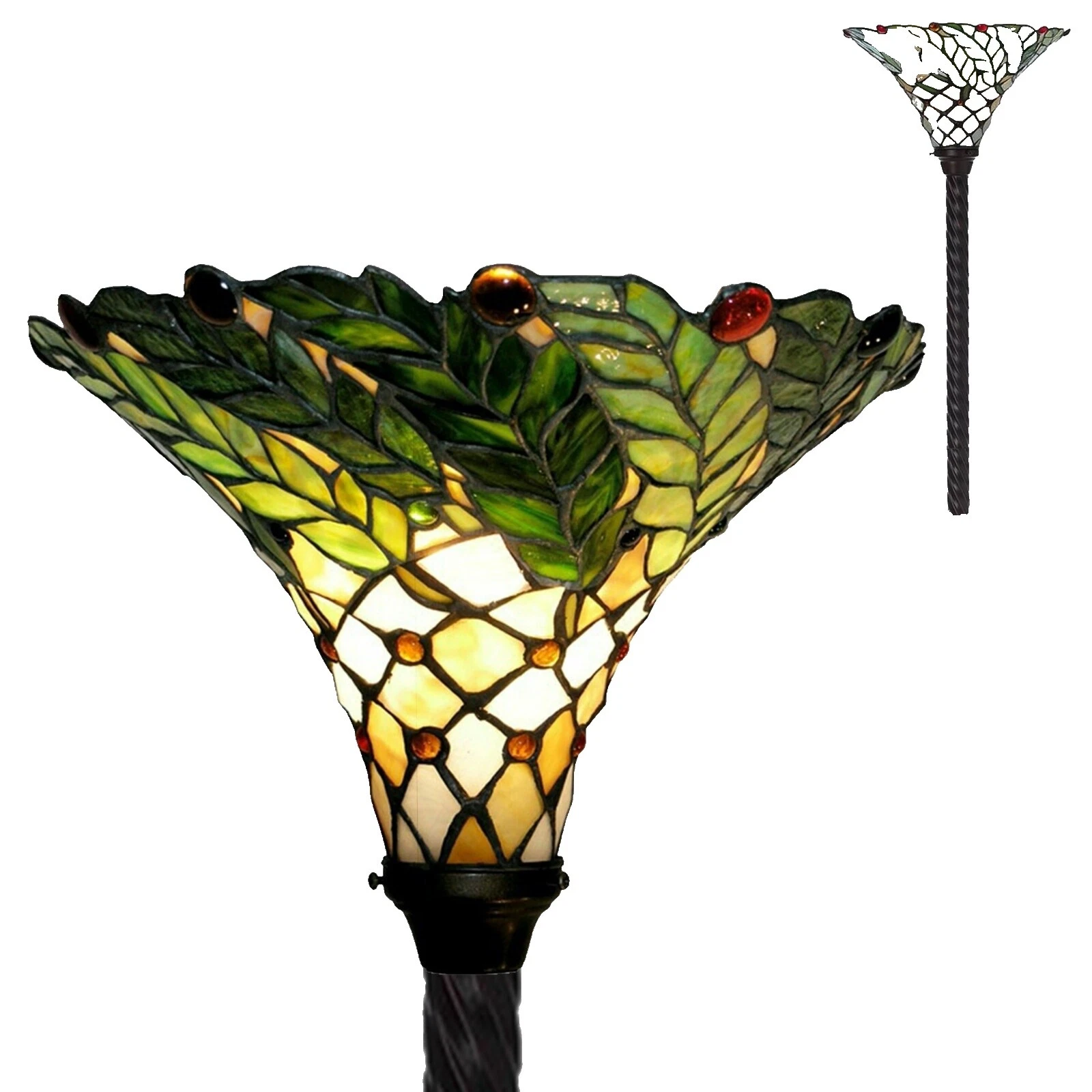 Tiffany & Co. Glass Floor Lamps