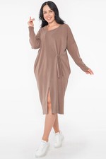 Cappuccino-colored over-size dress 2955.136