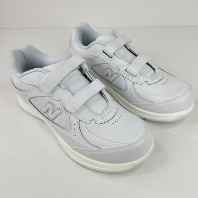 New Balance Walking SL2 Shoe Hook & Loop Womens 10D White Leather