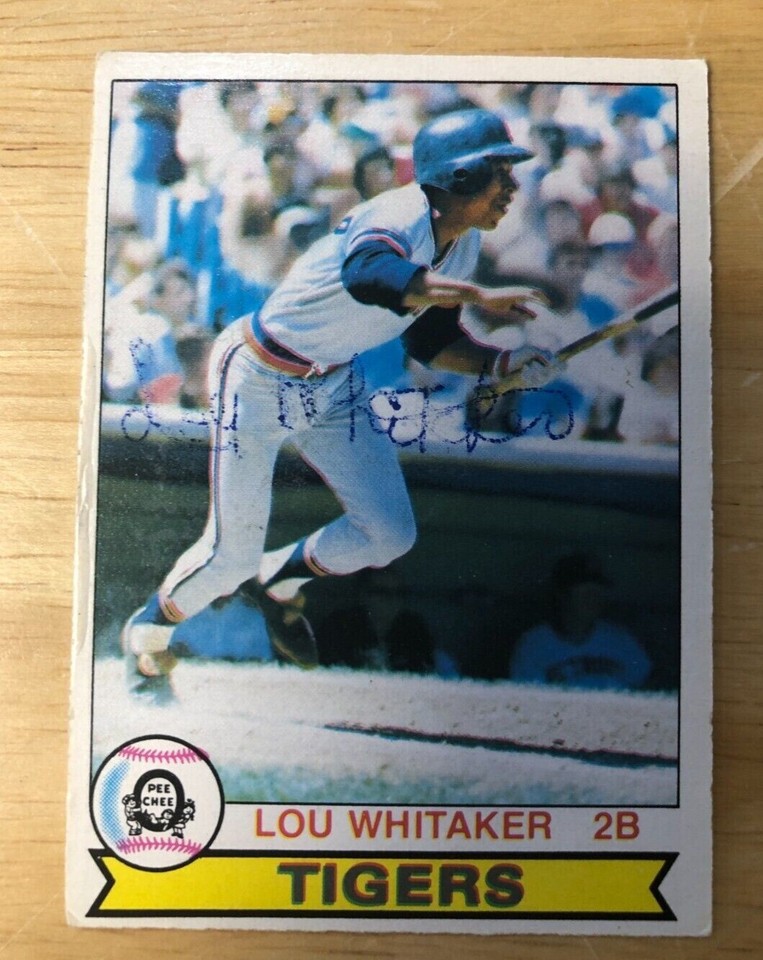 Lot of 10 Lou Whitaker Autographed Detroit Tigers Baseball Cards eBay