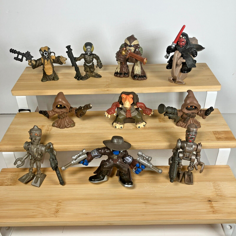 Hasbro Playskool Star Wars Galactic Heroes FIGURES LOT W/ Weapons Bounty Hunter