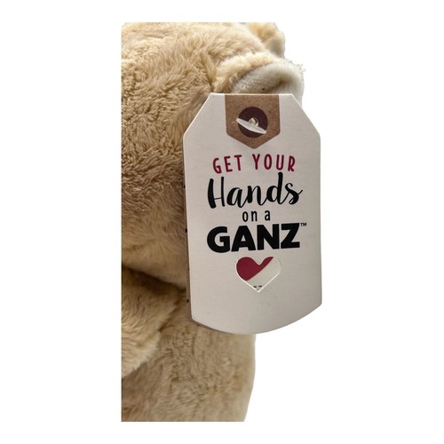Ganz Love Lines Teddy Bear Stuffed Animal Plush Valentine's Day 7.5” NEW - 第 7/12 張圖片