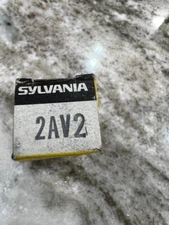 Sylvania Electronic Tube 2AV2 NOS