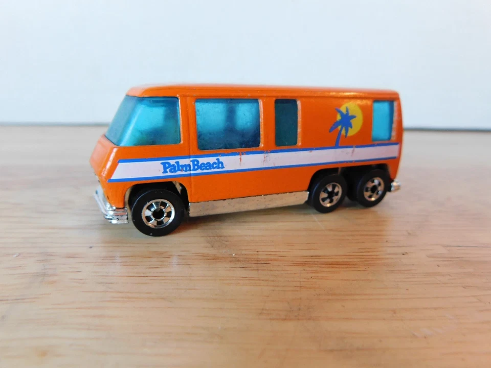 Винтажный Hot Wheels 1976 Palm Beach оранжевый GMC автодом черный стены изящный, 2/77 - Изображение 2 из 4