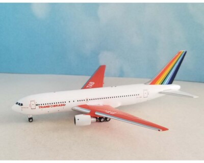 Aeroclassics AC411375 Trans Brasil Boeing 767-200 PT-TAB Diecast 1/400 Jet Model