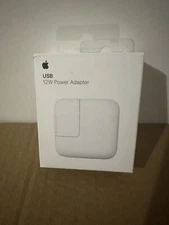 Apple 12W USB Power Adapter Original OEM for (iPhone iPad)- White - A2167 NEW