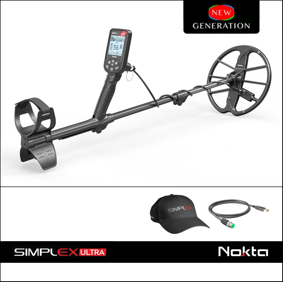 METAL DETECTOR SIMPLEX ULTRA NEW GENERATION NOKTA PIASTRA SX28 CERCAMETALLI