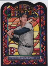 TED WILLIAMS RARE $$ DIE-CUT Insert Card 2013 Topps Archives GALLERY OF HEROES!