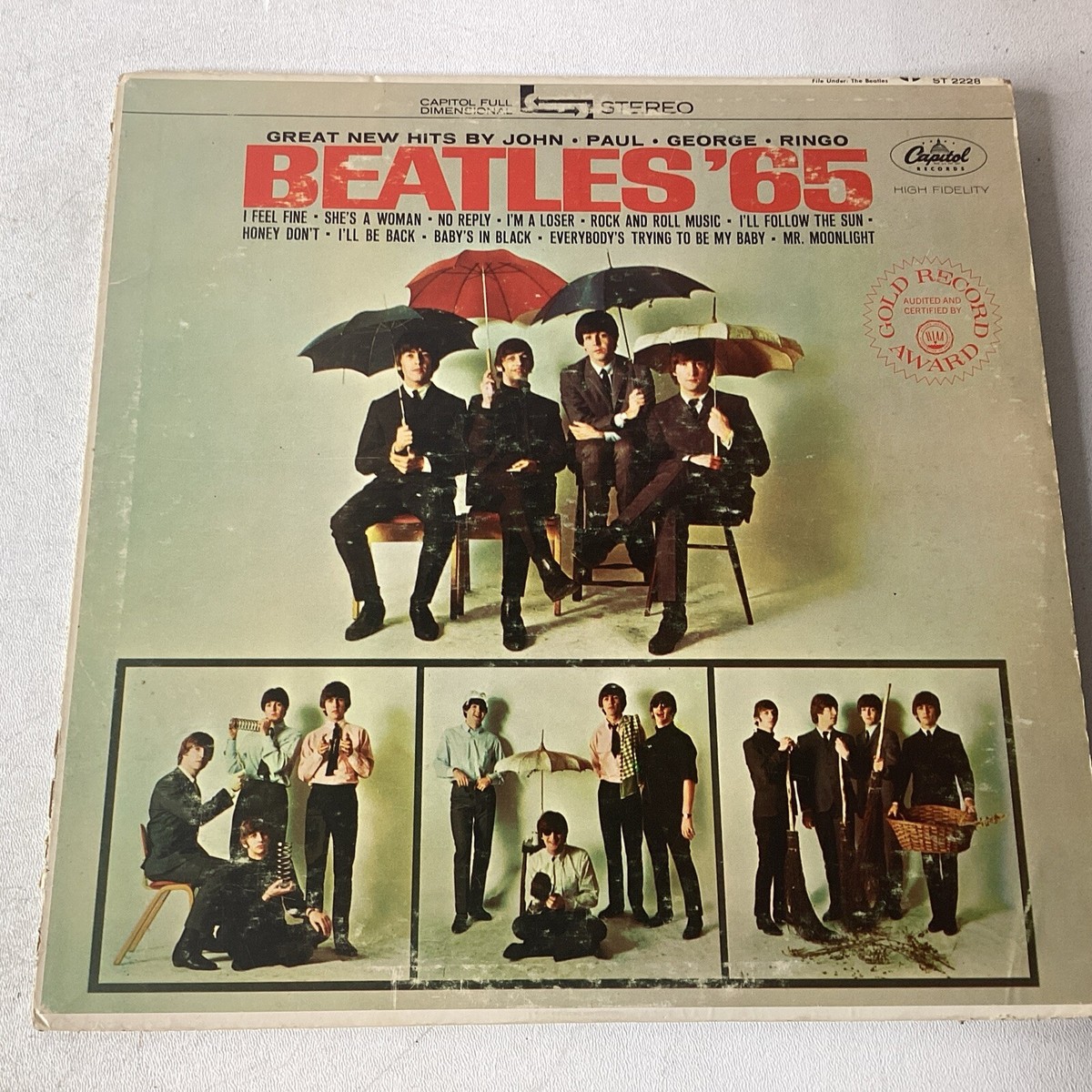 The Beatles-Beatles '65 LP Vinyl Stereo 1964 Capitol Records ST