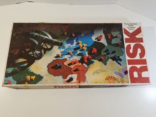 Vintage 1975 Risk Board Game Parker Brothers World War Conquest Strategy Game - Picture 2 of 12
