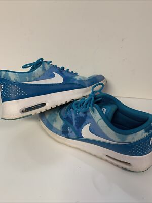 nike sneakers size 8 nike air max thea blue multicolor