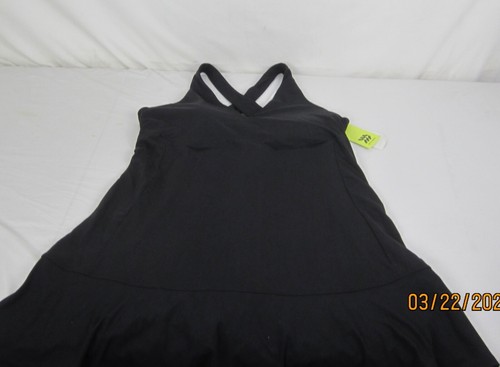 Women's All In Motion Everyday V-Neck Crossback Active Dress Black 2XL - Picture 9 of 17