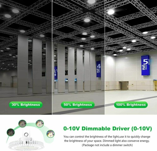 150W UFO LED High Bay Light LED Work Shop Warehouse Lighting Parking Lot Lamp US - Picture 12 of 12