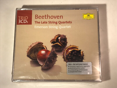 Beethoven: The Late String Quartets Emerson String Quartet 3 CDs **NEW/SEALED**