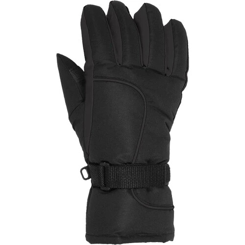 9。 YOUTH PROMO NYLON GLOVES BLACK MED Snowmobiling Waterproof