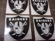SET OF 4 LAS VEGAS RAIDERS DRINK COASTERS   NEW  HAND MADE