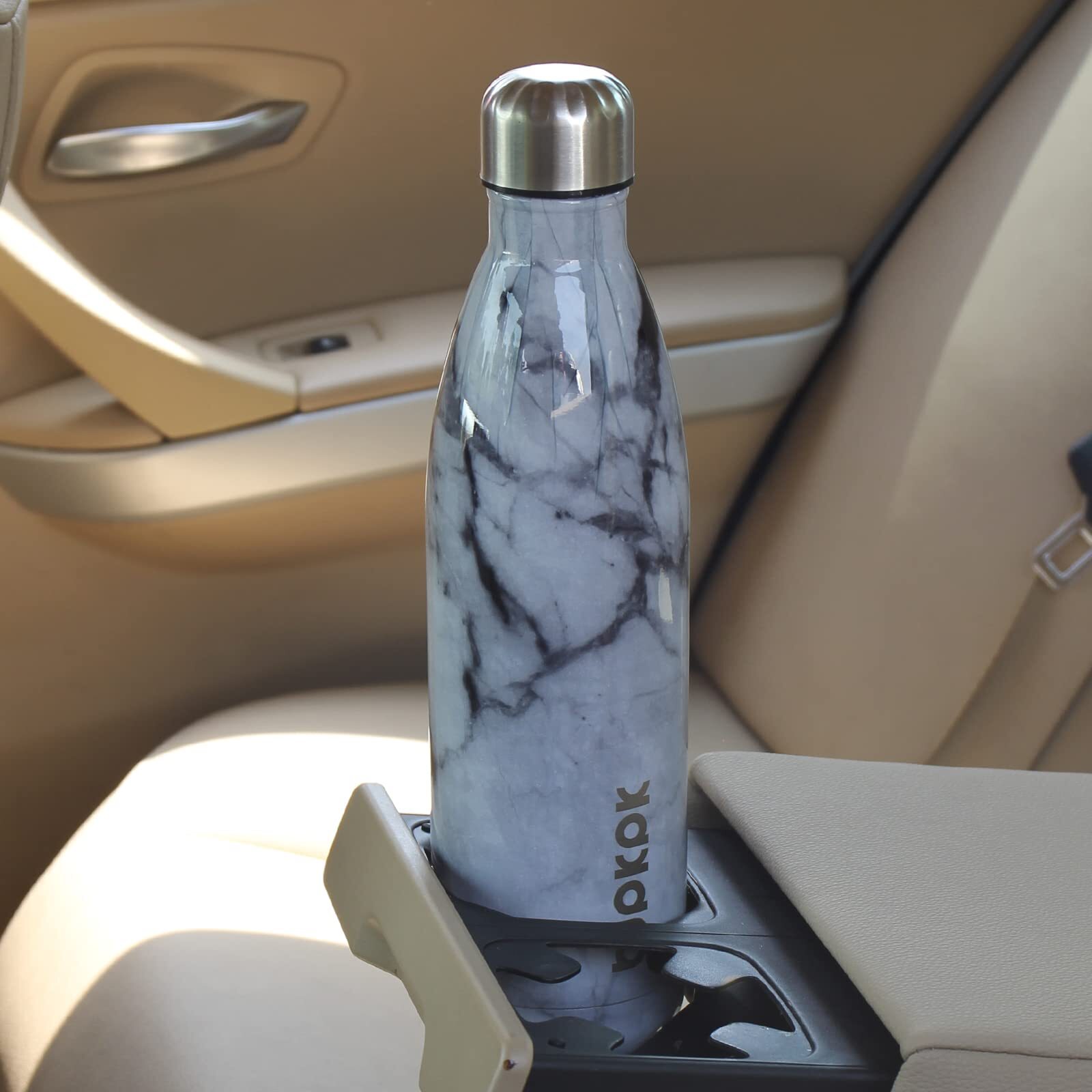 BJPKPK Insulated Water Bottles -17oz/500ml -Stainless Steel Water Bottles,Spo...