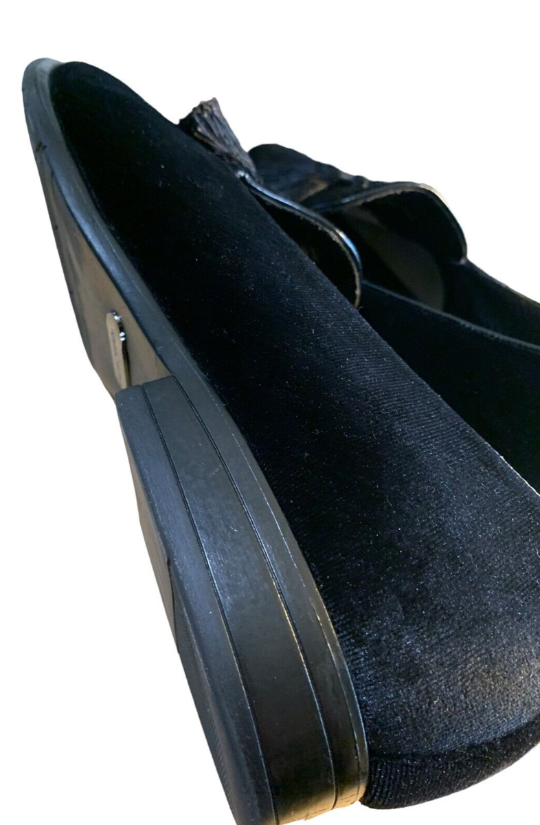 Men’s Carlo Morandi Tasseled Black Velvet Loafers Size 12 Carlo Morandi | Shoes | Mens Carlo Morandi Tasseled Black  main image 2