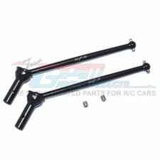 Eje de transmisión CVD delantero GPM Racing Harden Steel #45 negro: 1/7 Mojave 6S BLX