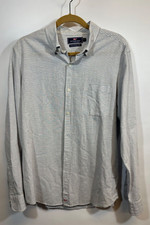 Vineyard Vines Men's Striped Button Shirt Slim Fit Murray Linen Blend Size L D57