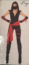 Halloween Adult 2-Piece Medium Women Ninja Costume Role Play Dress Up