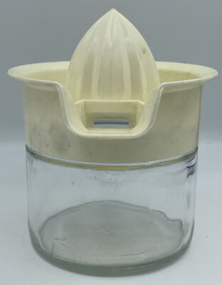 GEMCO Glass Plastic Orange Lemon Lime Citrus Juicer