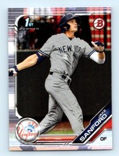 2019 Bowman Draft Jake Sanford New York Yankees #BD-82 1st Bowman