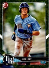 2018 Bowman Prospects Camo (retail) BP127 Josh Lowe - Tampa Bay Rays