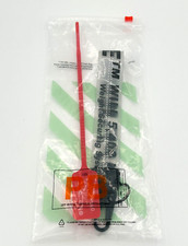 Off White Industrial Clasp Keychain 2013 Zip Tie Charm Black Black Clasp New