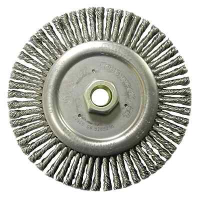 Weiler 9400 Roughneck Stringer Bead Wheel 6'' x 3/16'' x 5/8-11 UNC 12500 RPM