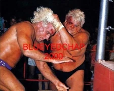 RIC FLAIR VS DUSTY RHODES WRESTLER 8 X 10 WRESTLING PHOTO WWF WCW NWA