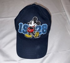 Adjustable Disney Mickey Mouse 1928 Baseball Cap Hat Navy Blue