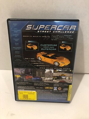 jeu SUPERCAR STREET CHALLENGE pour playstation 2 PS2