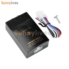 Audio High to Low Level Car Speaker RCA-Amplifier Line Output Converter Adapter